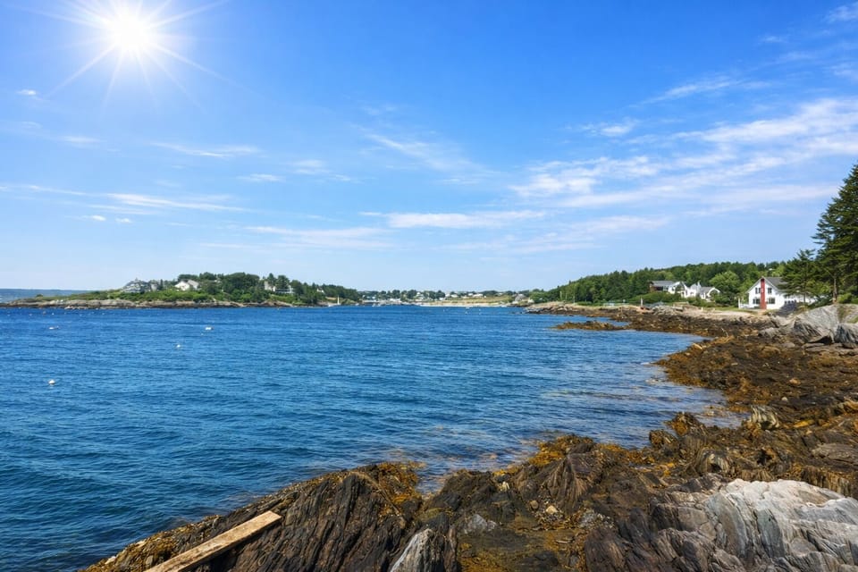 From the ledges looking into Mackerel Cove.
