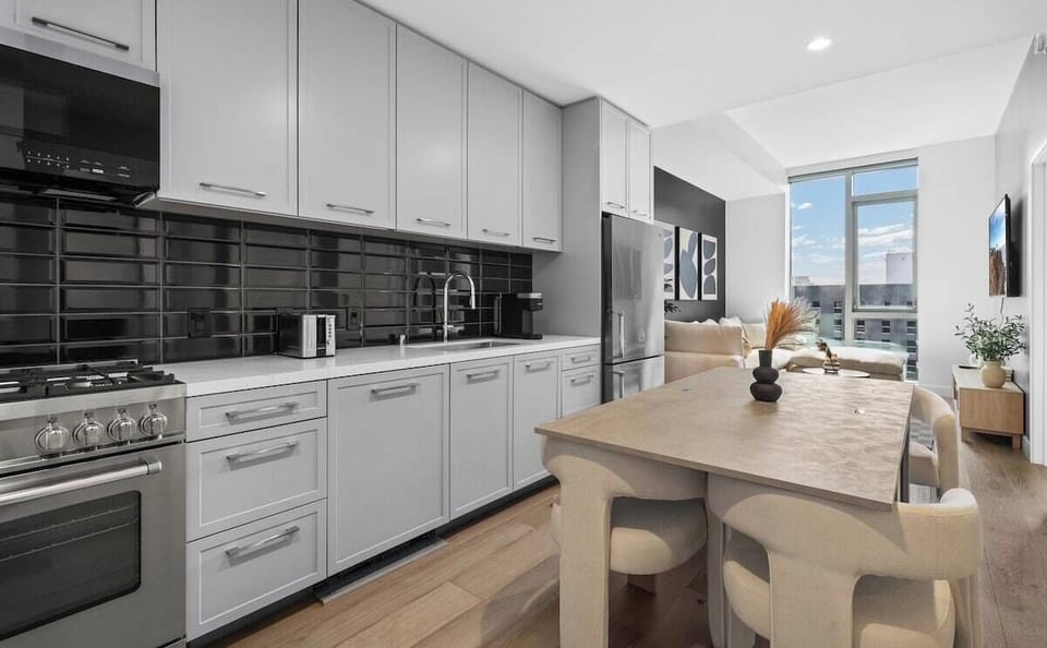 Kitchen and dining area