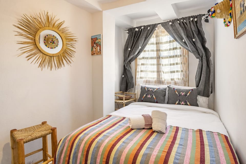 Spacious Bedroom: Relax in comfort with a king-sized bed