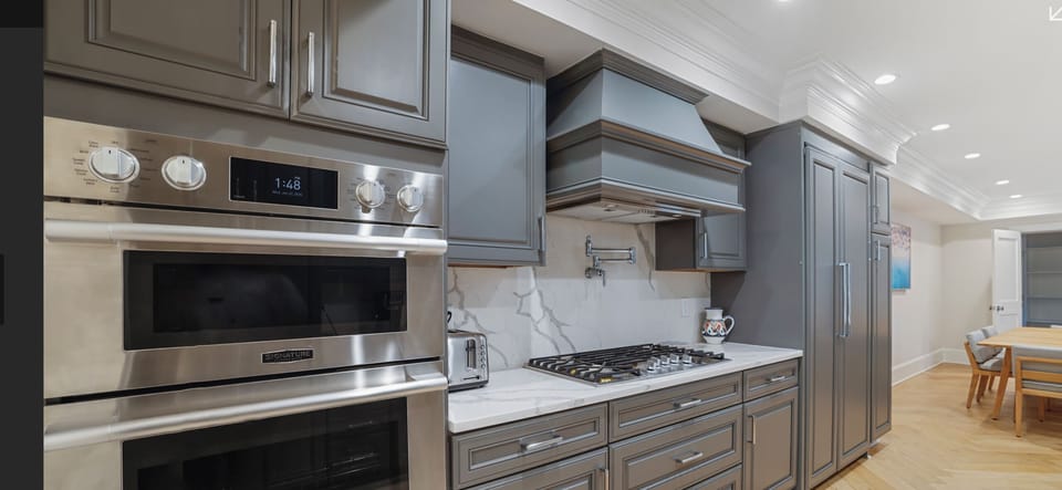Microwave, Oven and Gas Stove
