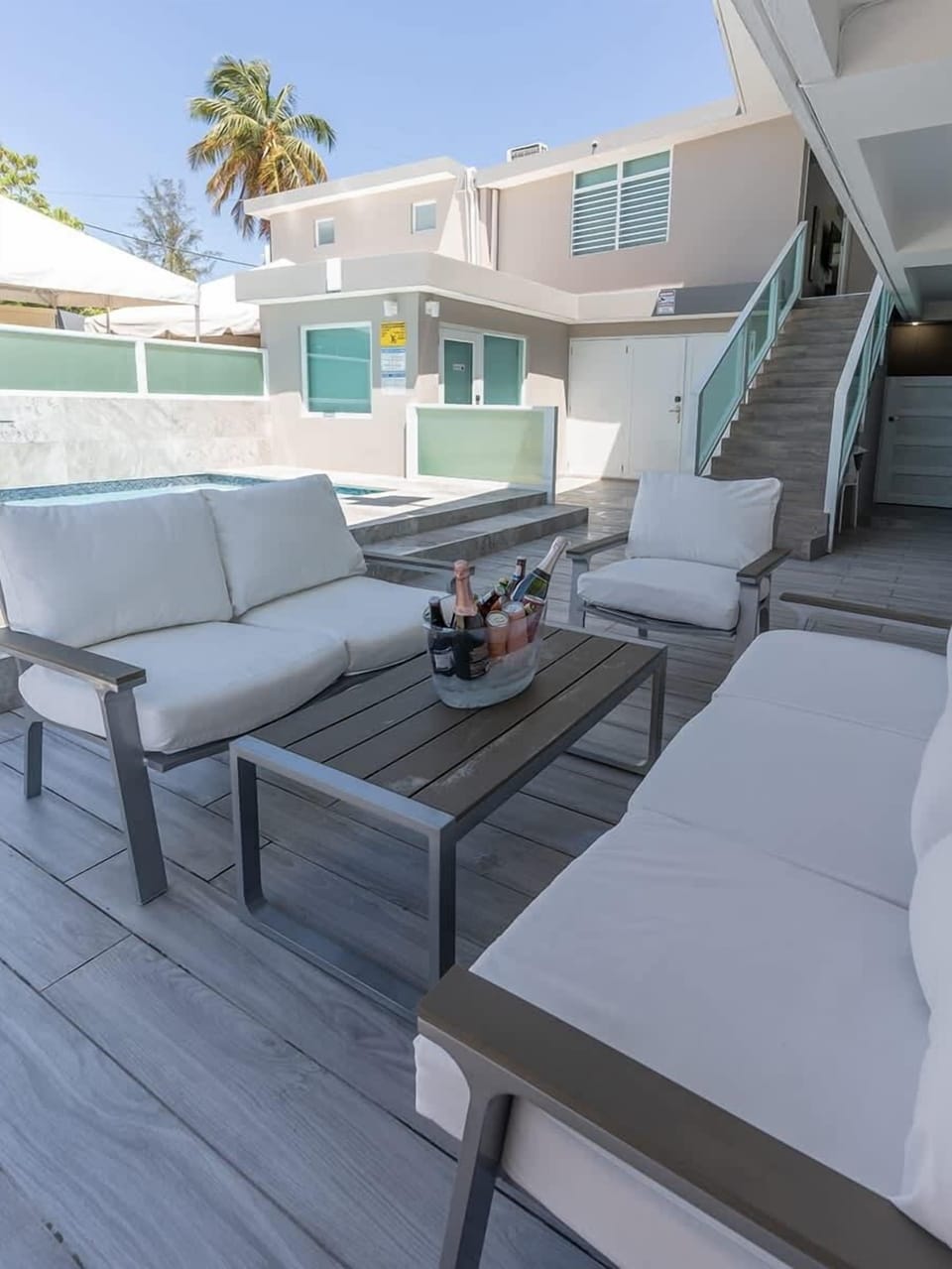 Shared lounge area