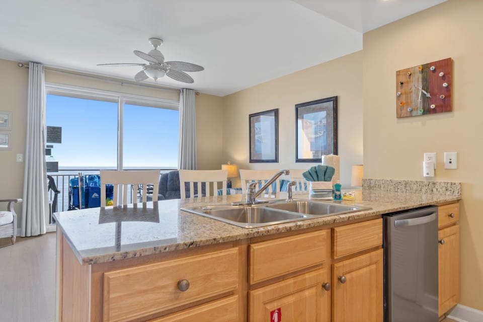 Enjoy the views from the kitchen. It is beautiful.
