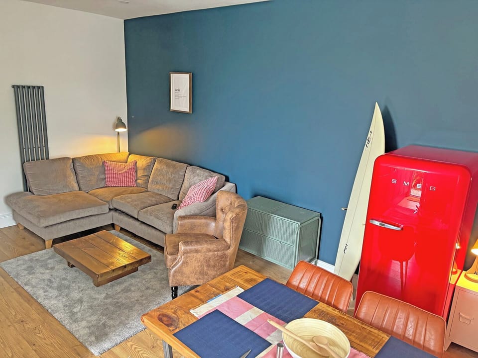Open plan living space | Bolingey Chapel, Perranporth