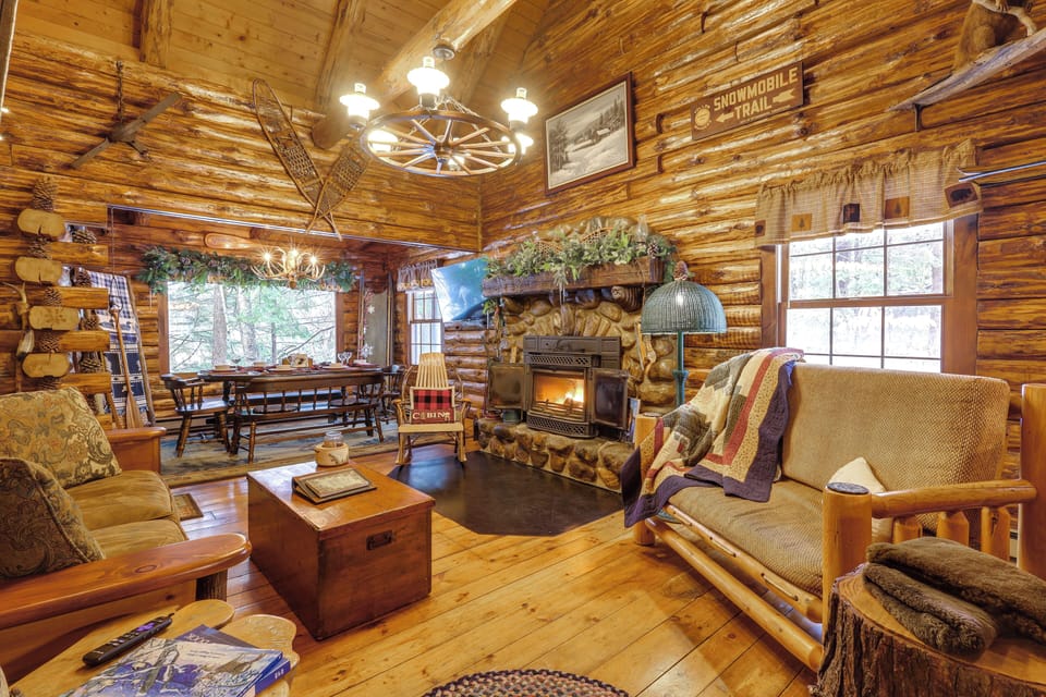 Lake Luzerne Vacation Rental | 1BR | 1BA | 3 Steps to Enter | 1,209 Sq Ft