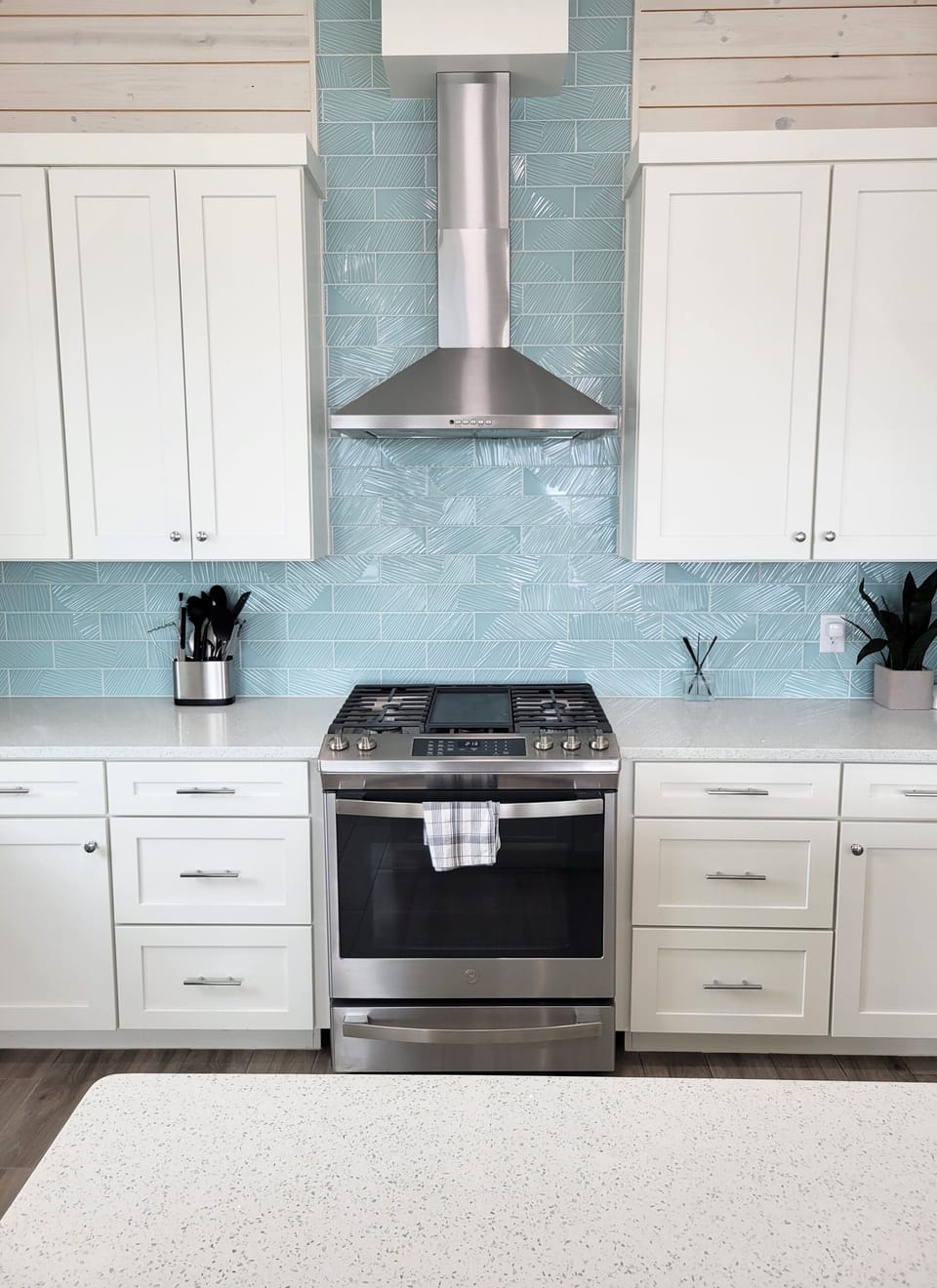 The kitchen has everything you'll need to cook the catch of the day
