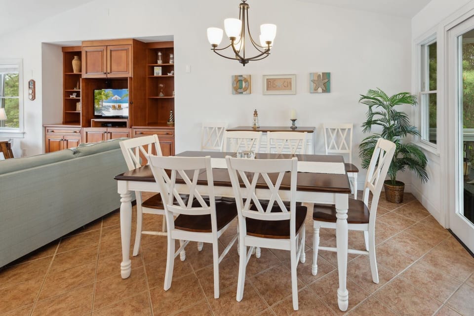Eat a meal together in the Dining Area with your loved ones.