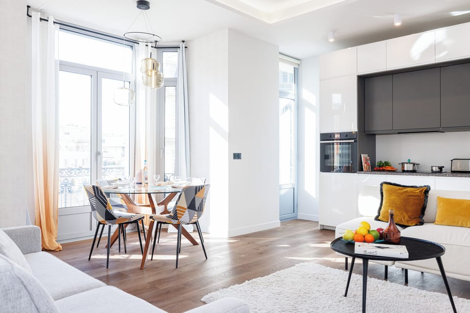 Living and dining room