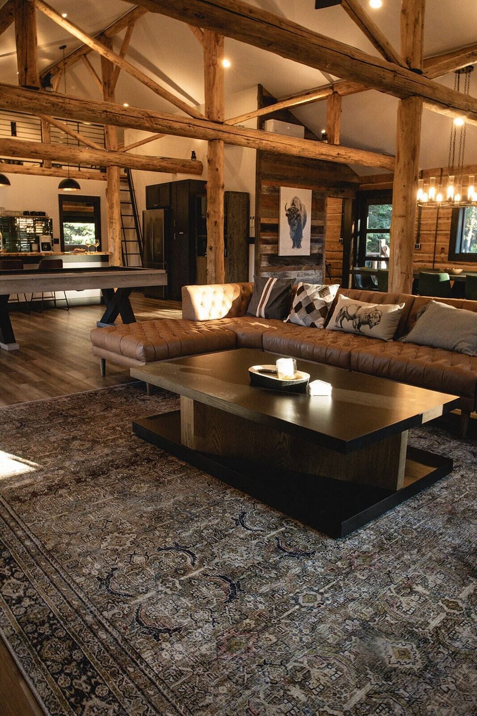 Open concept great room is large and perfect for gathering with your friends.