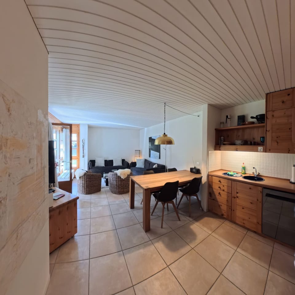 Living area with access to the terrace