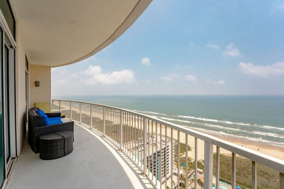 Beachside balcony