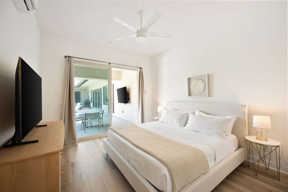 Bedroom 3 has a king-size bed for a good night's sleep.