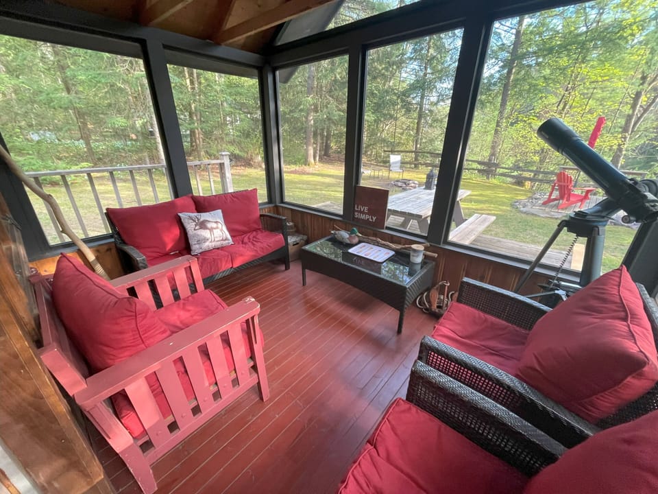 Screened in sunroom