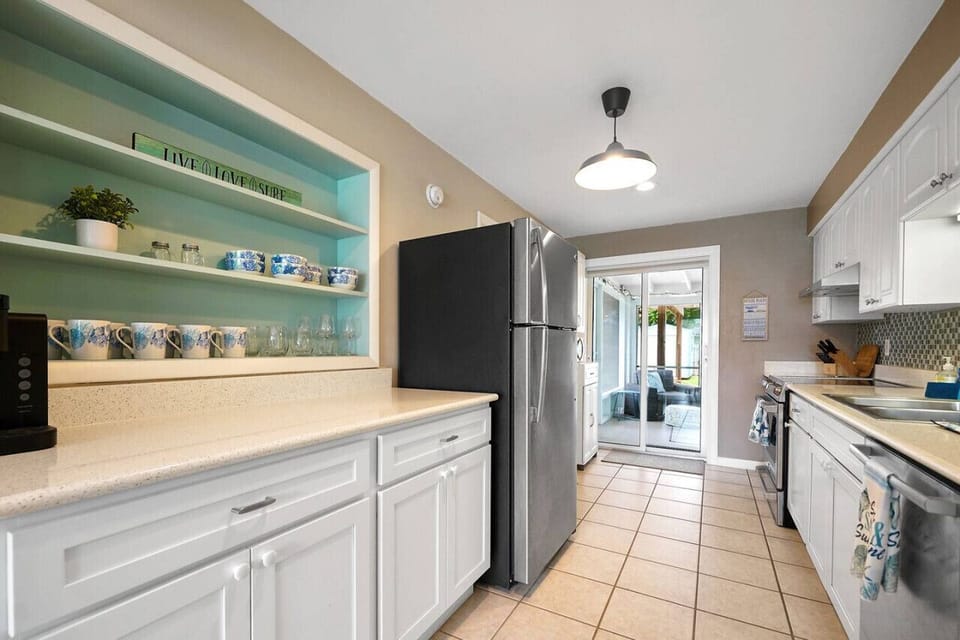 Our fully stocked kitchen awaits, ready to inspire your culinary adventures
