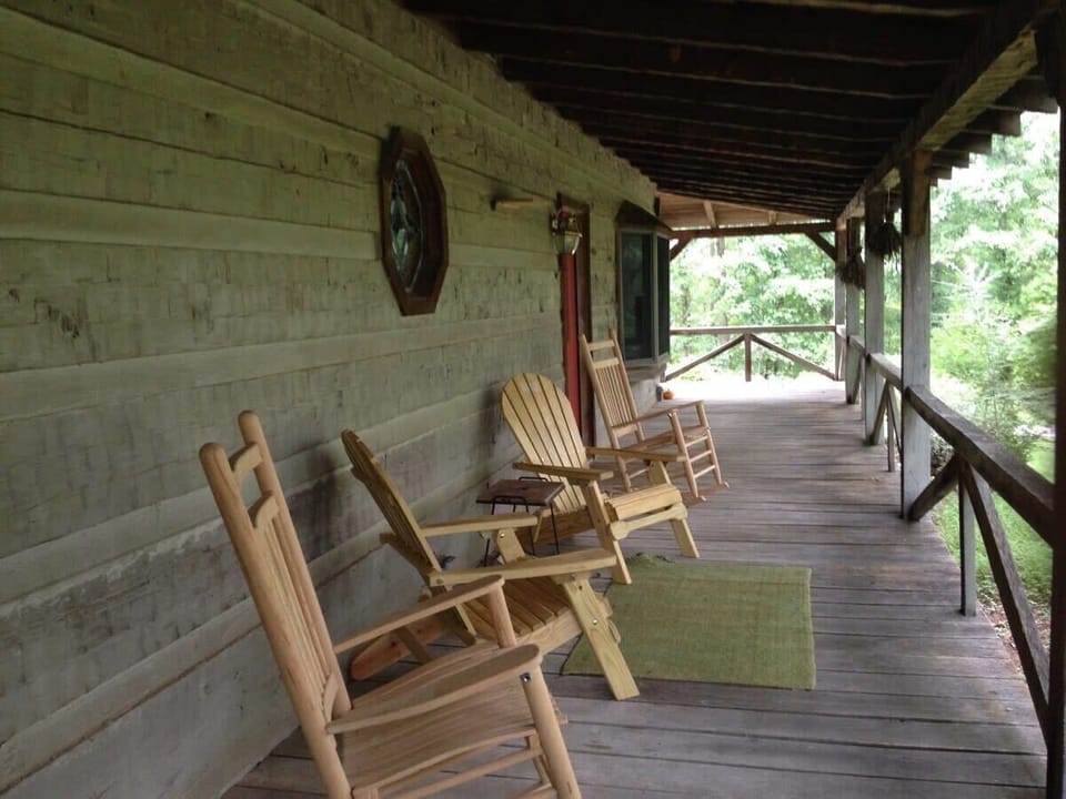 Relax on wrap around porch.