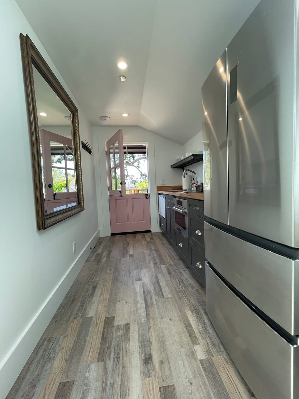 Entry into kitchen fully remodeled in 2024.