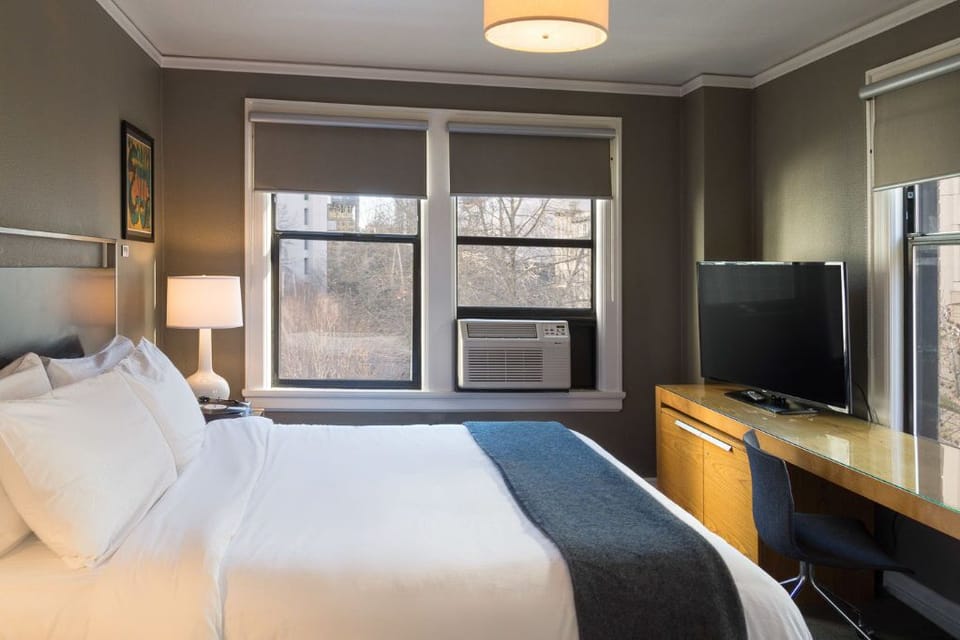 Slip into serenity with soft linens and a peaceful ambiance