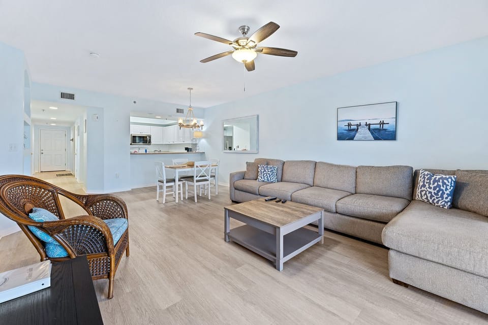 Open concept makes everyone feel together.