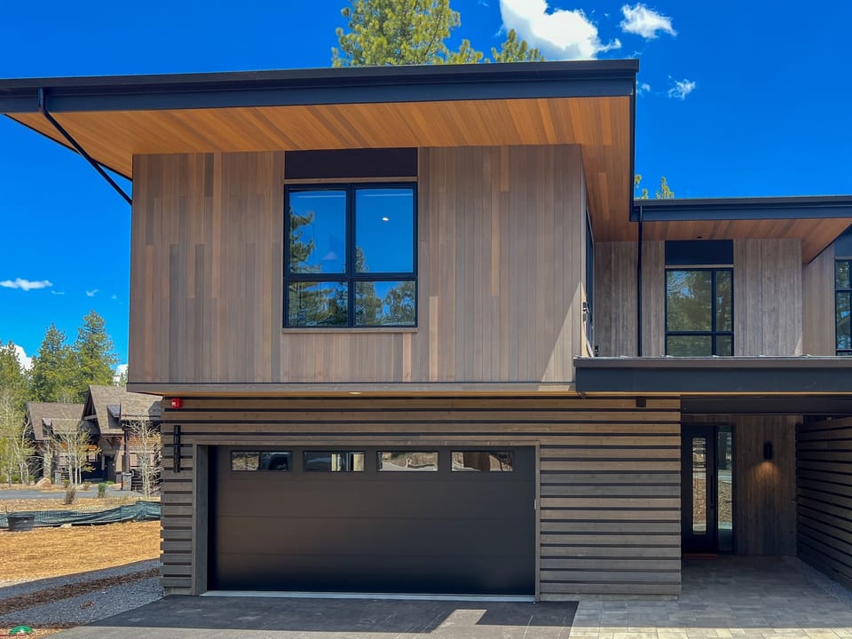 Front view of the home
