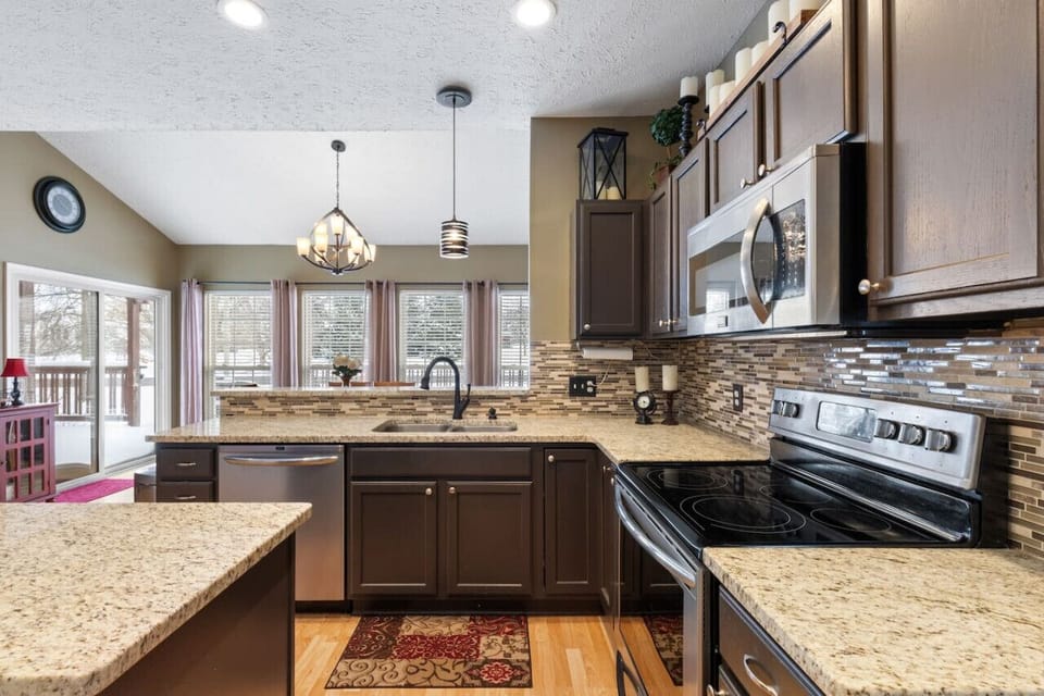 Kitchen with updated appliances