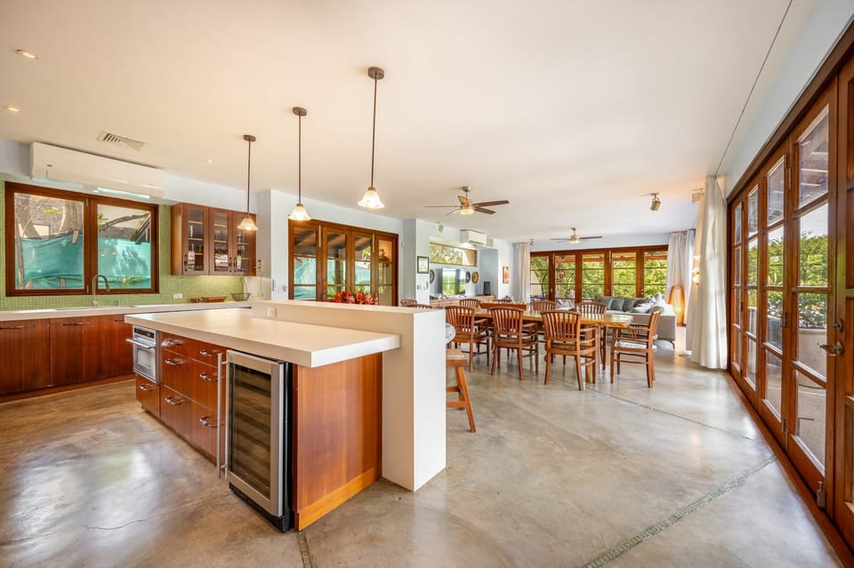 Open concept floor plan with tons of natural lighting
