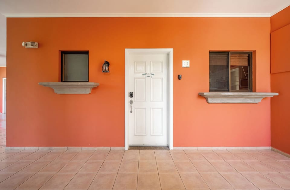 Front door of the unit