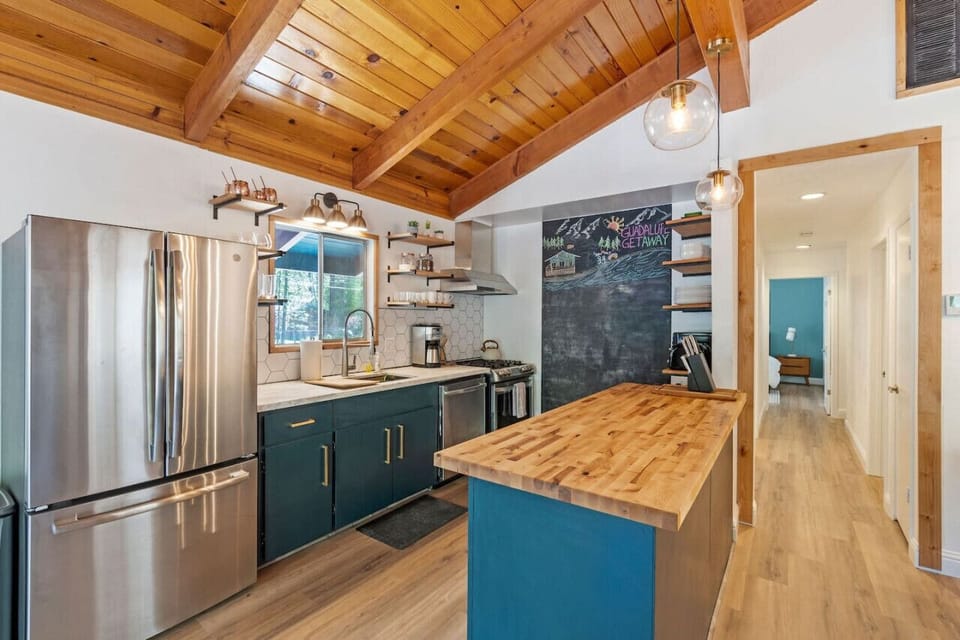 Updated and trendy kitchen