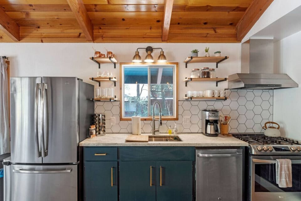 Updated and trendy kitchen