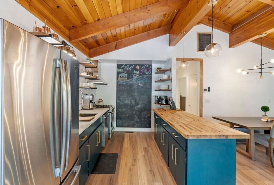 Updated and trendy kitchen