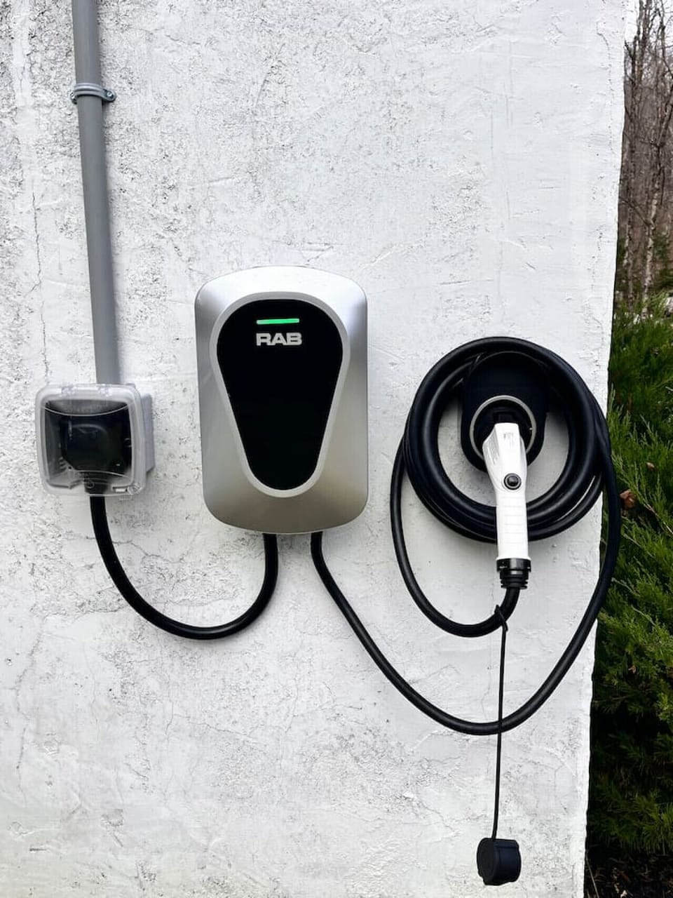 An EV charger for our guests.