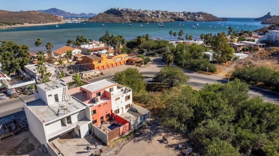 Arial view of back of house (white house on right side)