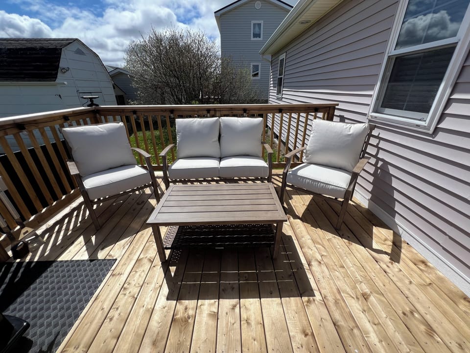 Cozy patio furniture