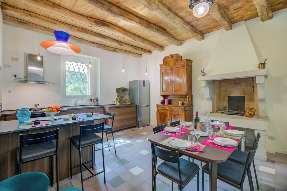 Kitchen and dining area