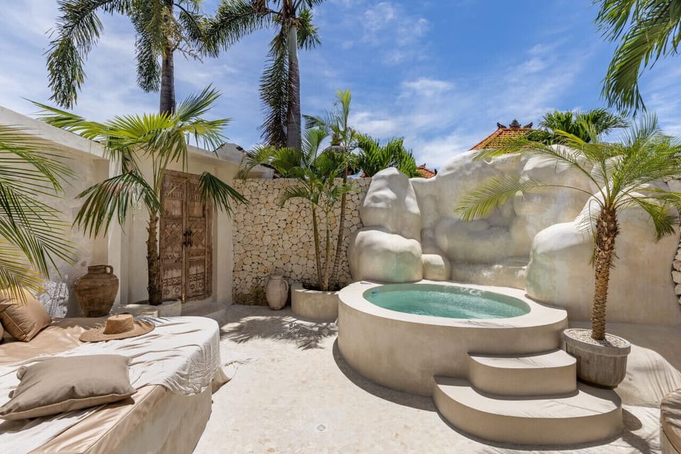 Serene villa with a private pool, inviting relaxation in a sun-kissed retreat.