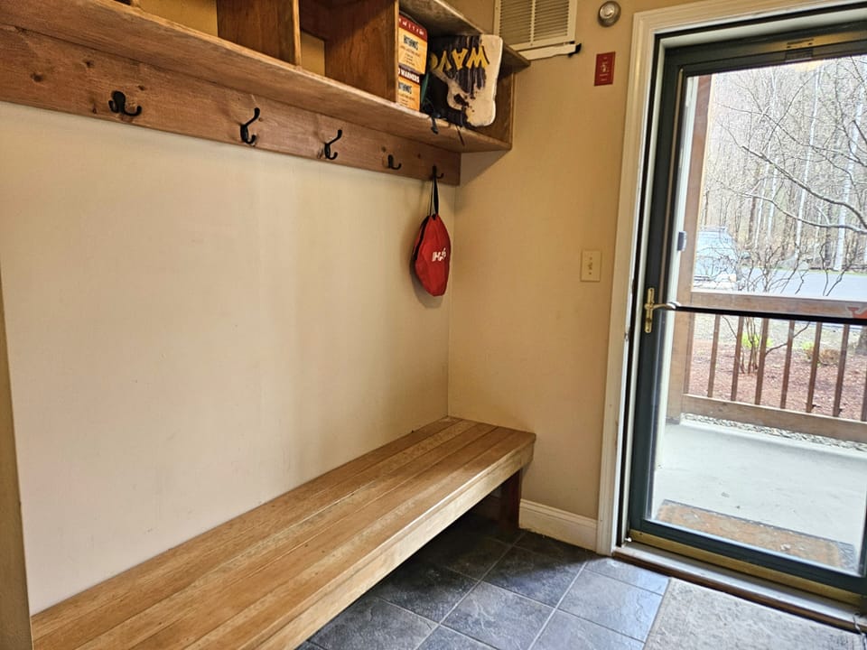 Place for shoes and coats