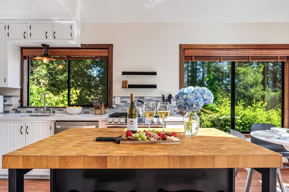 large kitchen island
