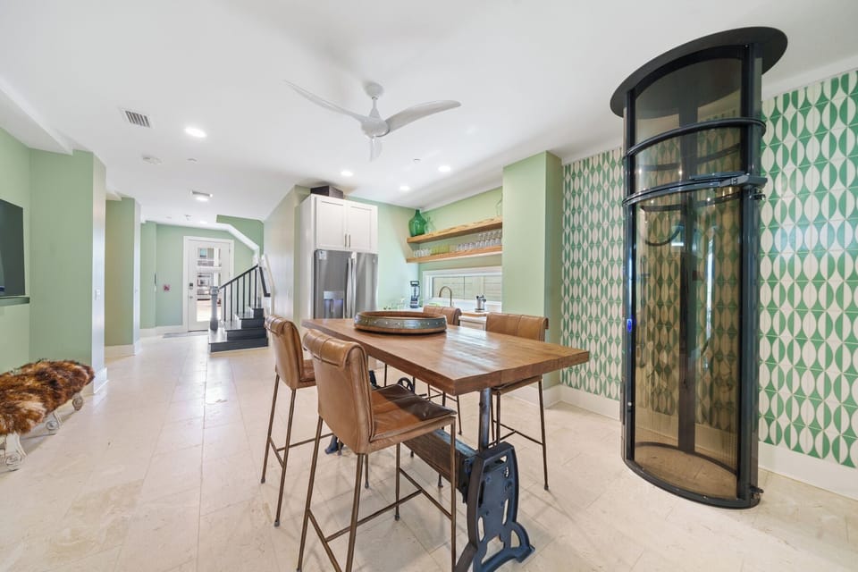 1st Floor Kitchenette with Tube Elevator! Elevator only goes to 1st and 2nd Floor.