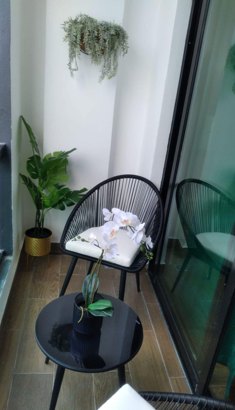 Balcony in bedroom
