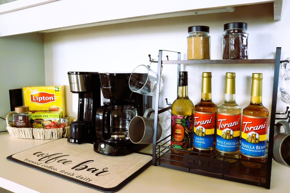 Coffee before you fish and swim! 