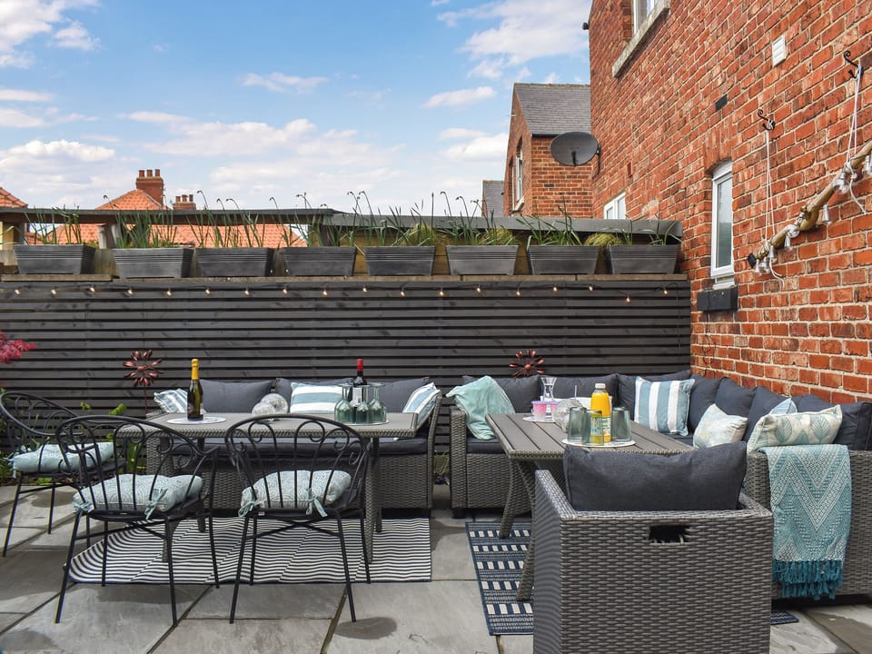 Outdoor eating area | Whitby House, Whitby