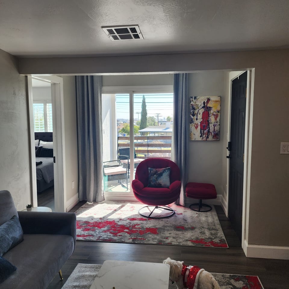 Patio Overview from Living room
