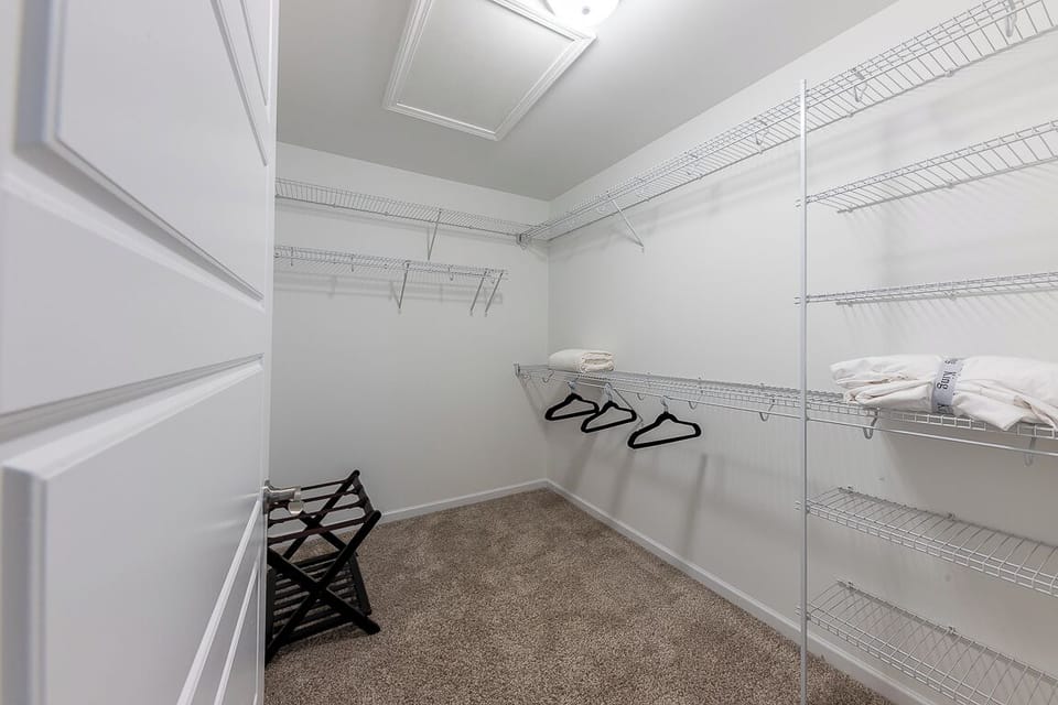 Huge closet and storage space