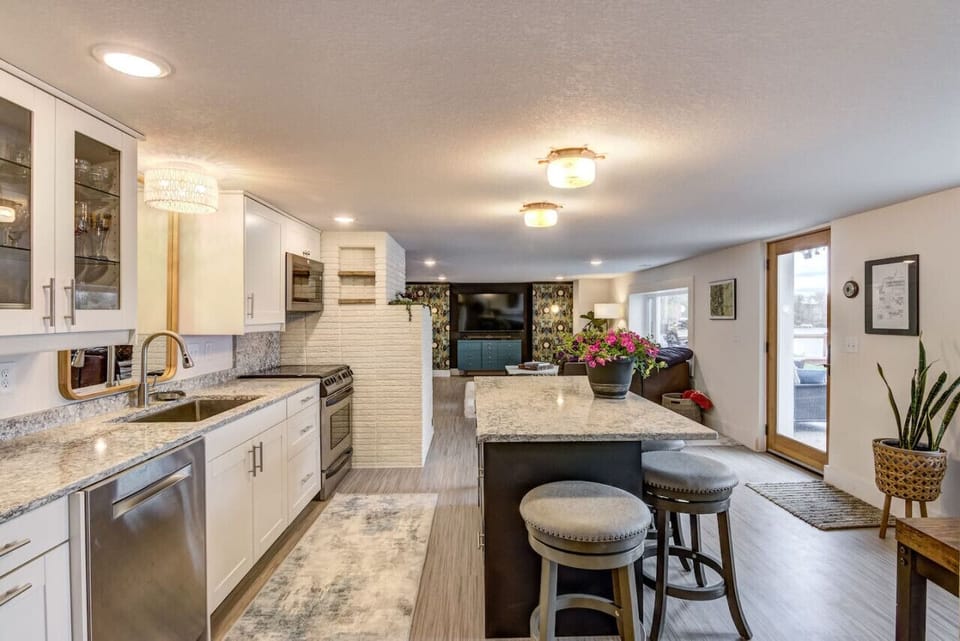 Kitchen and Living Room