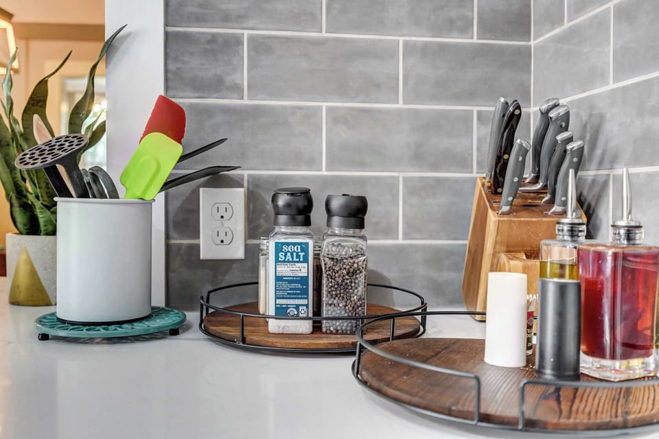 Every detail is thoughtfully curated in this charming kitchen corner, perfect for your culinary adventures.