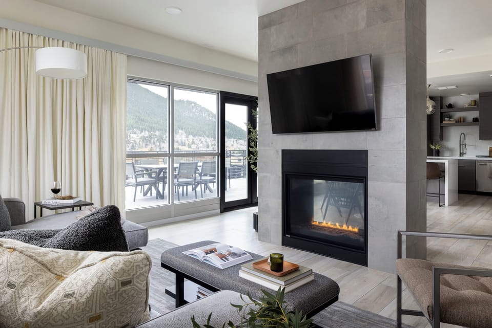 Great Room - Penthouse on Glenwood 401 - Jackson Hole, WY -  Luxury Villa Rental
