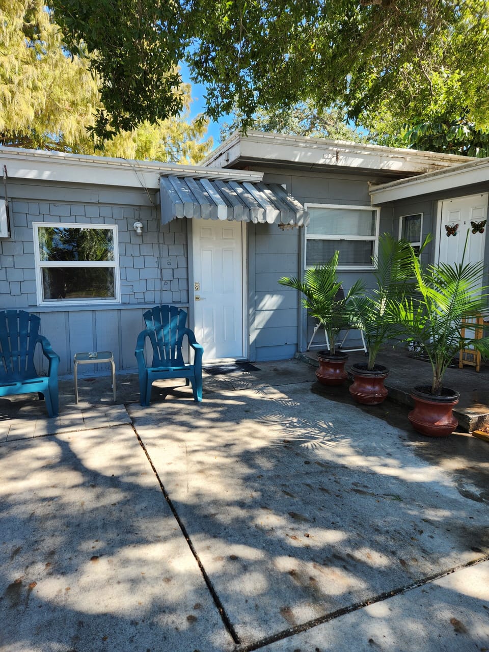 Front of studio.