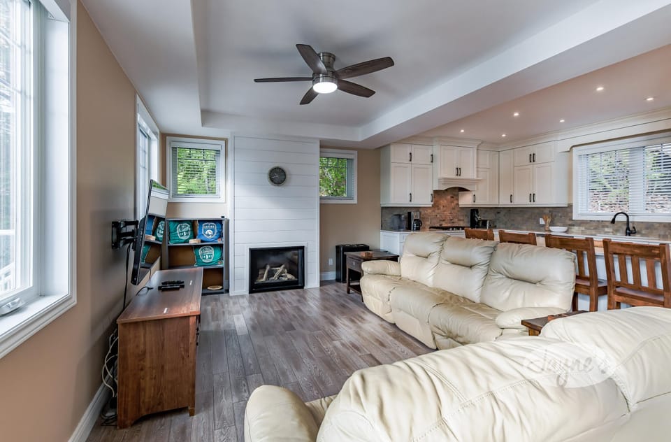 Living Room &amp; Fireplace