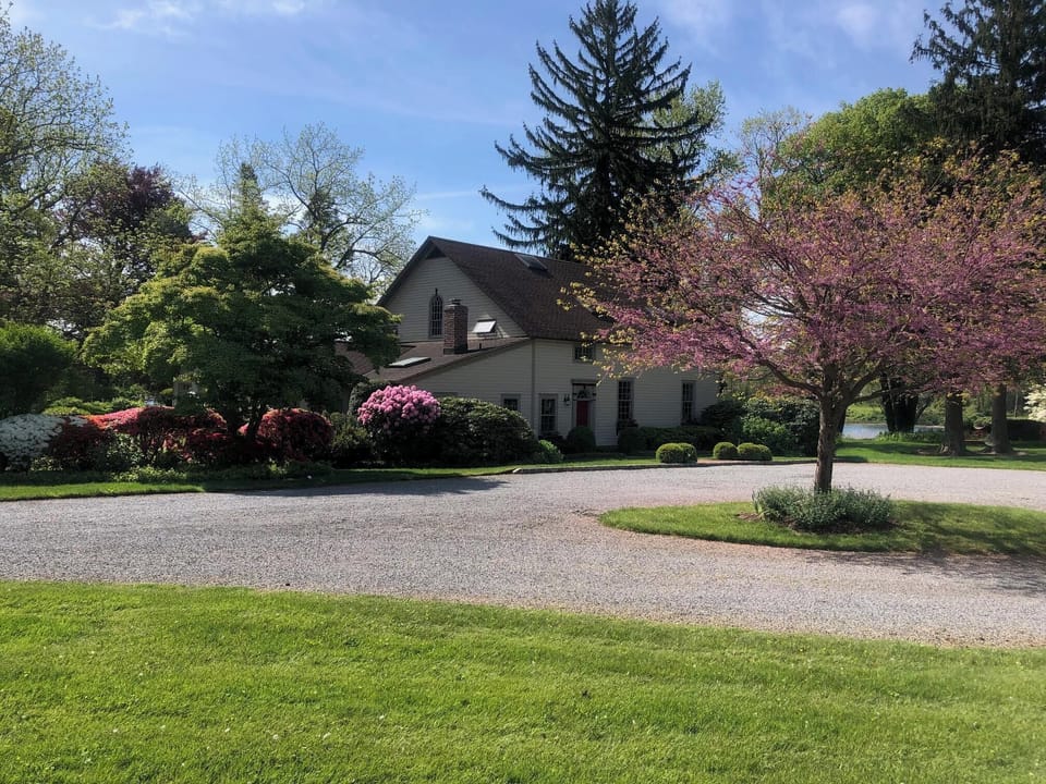 Main House Entrance Large Driveway