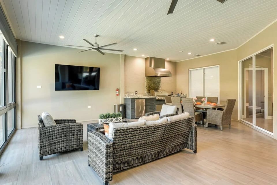 Open kitchen & living area made for easy gatherings.