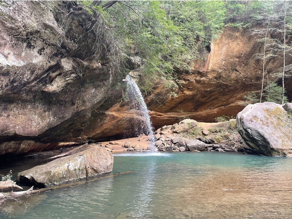 Waterfall at old mans cave