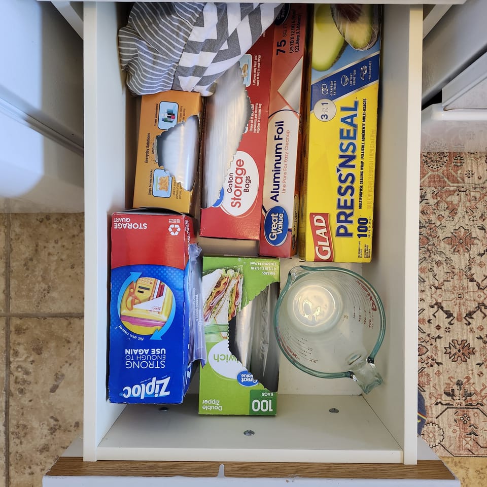 fully stocked kitchen